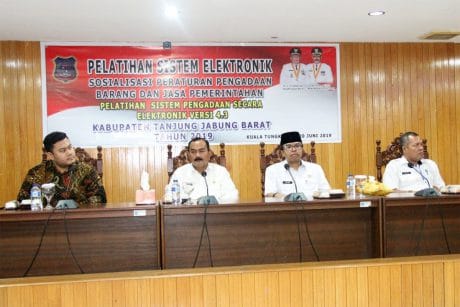 Wabup Amir Sakib Buka Sosialisasi Pengadaan Barang Dan Jasa Secara Elektronik Versi 4.3