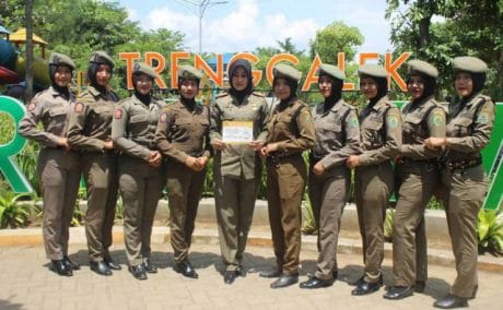 Prawan Satpol PP Trenggalek Siap Menangani Persoalan Terkait Perda