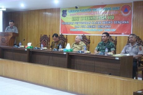 Bupati Tanjab Barat Hadiri Rapat Koordinasi Penanggulangan Bencana