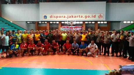 HUT Bhayangkara ke-73 Polres Metro Jaktim Adakan Turnamen Bulu Tangkis