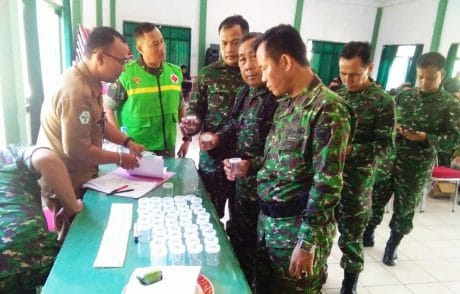 Antisipasi Penyalahgunaan Narkoba, Kodim 0412/LU, Gelar P4GN dan Tes Urine