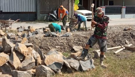 Terus “Disentuh” Sejumlah Proyek Fisik TMMD