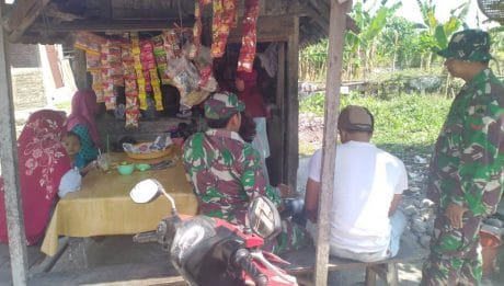 Pra TMMD Digelar, Warung Jajanan Bermunculan