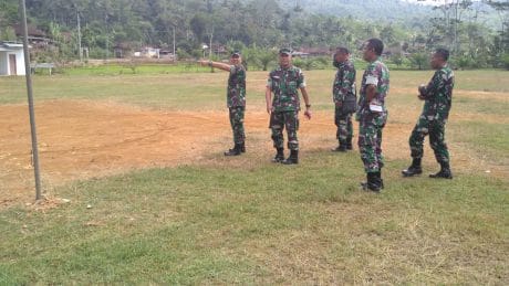 150 Personil TNI Diterjunkan Saat TMMD