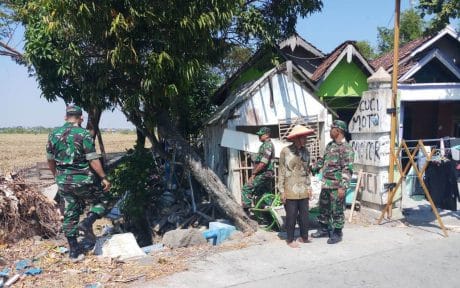 “Bangunkan” Warga Sasaran TMMD Akan Kamtibmas