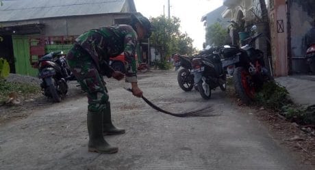 Bak Main Debus Yang Dilakukan Satgas TMMD