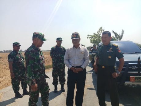 Jelang Pelaksanaan Tmmd Reg Ke 105 Kasiter Korem 073/Mkt Didampingi Dandim Tinjau Sasaran Tmmd