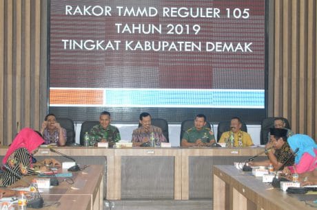 Rapat Koordinasi Jelang Pembukaan TMMD Regular Ke 105