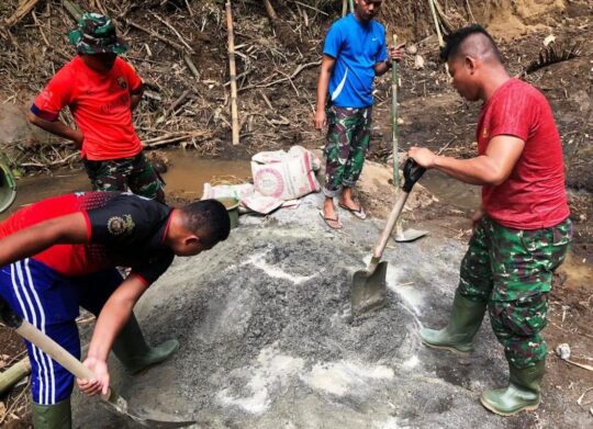 GUNA PENINGKATAN KESEJAHTERAAN MASYARAKAT, TMMD 105 SIAP TUNTASKAN SASARAN FISIK DAN NON FISIK