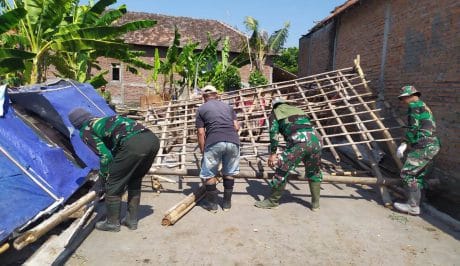 Disasar  TMMD, Semangat Gotong Royong Warga Kalikondang Meningkat