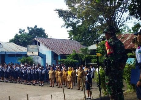 SATGAS TMMD AJAK WARGA DAN PELAJAR JAUHI NARKOBA