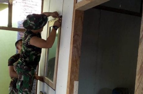 Yonif 410/Alugoro Bangga Dilibatkan di TMMD Kalikondang