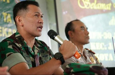 Kapendam Jaya dan Dandim Tigaraksa Ajak Media Ramaikan Posko TMMD