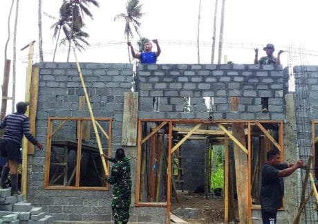 DANDIM 1310/BITUNG MINTA PERSONEL SATGAS TMMD 105, SELESAIKAN PEKERJAAN TEPAT WAKTU