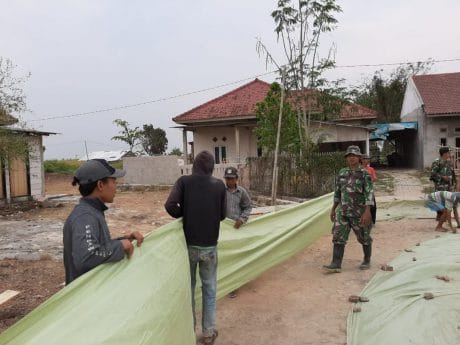 Penuhi RAB Plastik Cor Wajib di Pasang di Kegeiatan TMMD