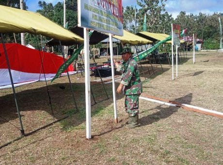 TMMD KE-105 KODIM 1310/BITUNG SIAPKAN KEGIATAN BAKTI SOSIAL DI LAPANGAN BOLA KELURAHAN DUASUDARA