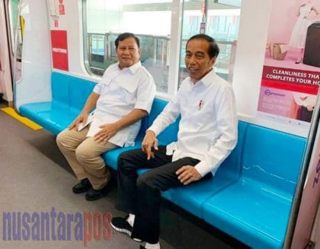 Jokowi dan Prabowo Bertemu di MRT, Relawan : Kami Mengapresiasi Langkah Rekonsiliasi Tersebut