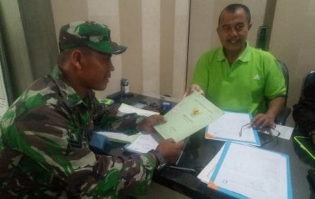 Harus “Ngantor” di BPN Untuk Sukseskan Non Fisik TMMD Kalikondang
