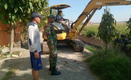 “Digarap” TMMD Kodim Demak, Saluran Air di Kalikondang Normal