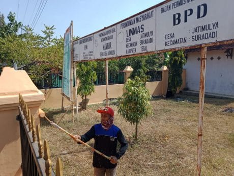 Balai Desa Jatimulya Jadi Lokasi Transit Tamu Undangan Upacara TMMD
