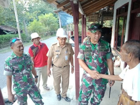 Cek Persiapan, Dandim 0712 Tegal Datangi Warga