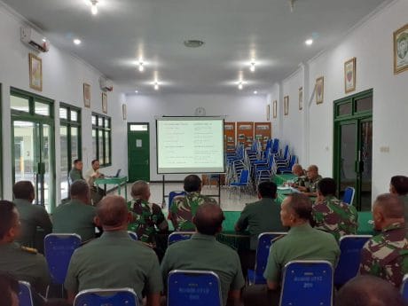 Dandim Dengarkan Paparan Koordinator TMMD Reg 105 Tegal