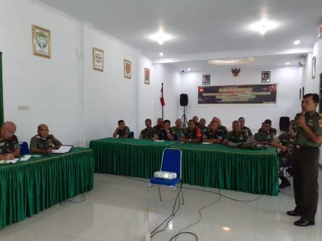 Pemaparan Persiapan Upacara TMMD Reg 105 Tegal di Makodim