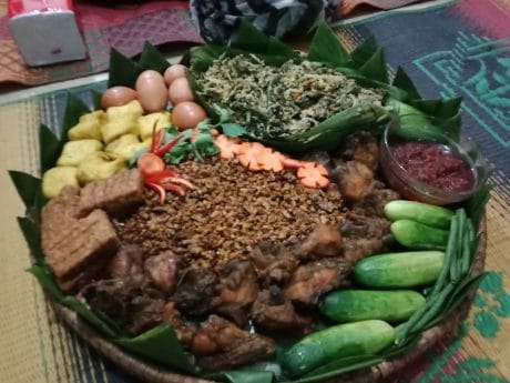 Sambal Terasi, Dampingi Tasyakuran Jelang Pembukaan TMMD Reg 105 Kodim Tegal