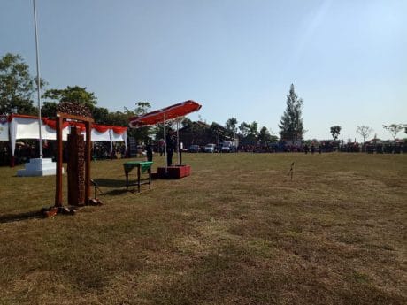 Ini Pesan Wakil Bupati Tegal Jadi Irup Upacara Pembukaan TMMD Reg 105