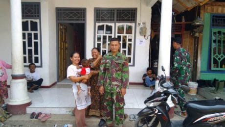 Bukti Kedatangan Satgas TMMD Tegal Diterima Hangat Masyarakat Jatimulya