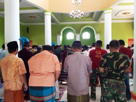 Masjid Jatimulya Suradadi Padat, Sholat Jumat Perdana Satgas TMMD Tegal