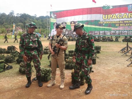 TMMD, Bupati Ikut Perang Bawa Rangsel