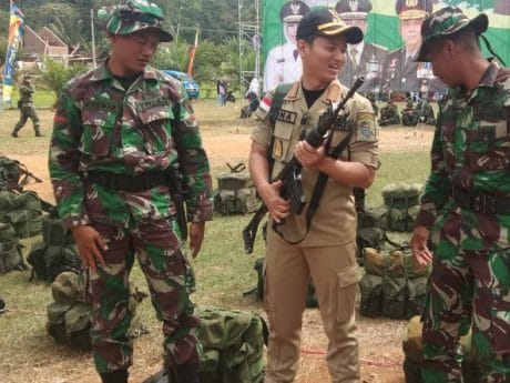 TMMD, Ini Penampakan Bupati Kalau Persiapan Perang