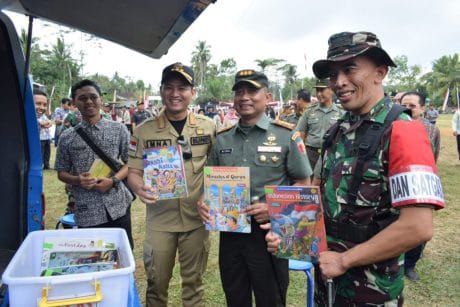 Stand Bazar TMMD Berisi Berbagai Kuliner