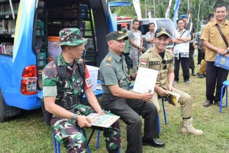 TMMD, Bupati Ikut Sosialisasi Buku Pintar
