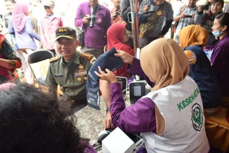 TMMD, Danrem Cek Kesehatan, Hasilnya Ini
