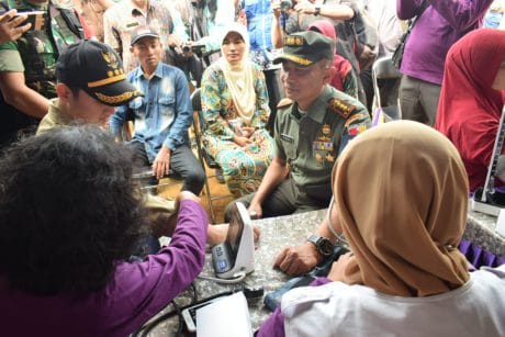 Warga Senang, Danrem Perhatikan Kesehatan Masyarakat