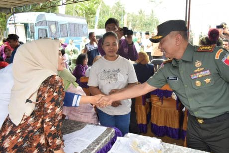 Dansatgas TMMD, Posko Kesehatan Paling Laris
