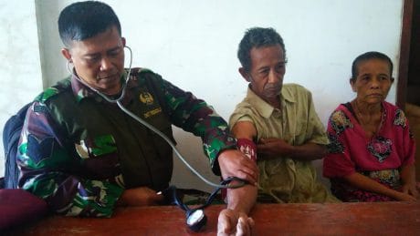 Pola Hidup Sehat, Itu Saran Satgas TMMD Pelayanan Kesehatan