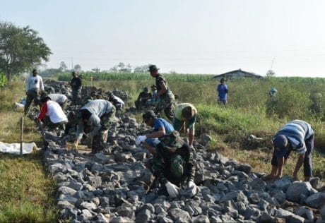 Semangat Satgas TMMD Kodim Tegal Luar Biasa