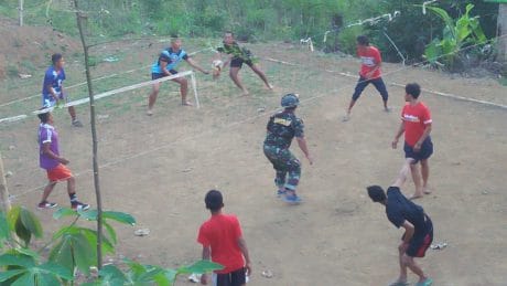 Dalam Tubuh Sehat Terdapat Jiwa Kuat, Ungkapan Satgas TMMD