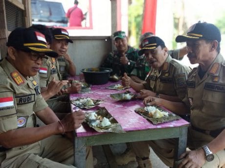 Kapten CAJ Makan Bareng Camat Bendungan