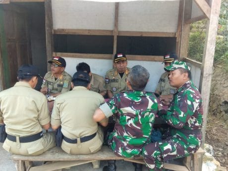 TMMD, Kapten Imam Ansori Sinergi Bareng Camat Bendungan