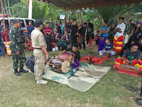 TMMD, Kapten Imam Ansori Ucapan Terimaskih Pada Kru Hiburan