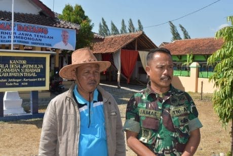 Danramil Dan Kades Kompak Ingin Sukseskan TMMD Reguler 105 Kodim Tegal