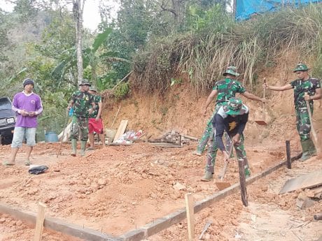 TMMD, Rumah Boinen Progres Penggalian Pondasi