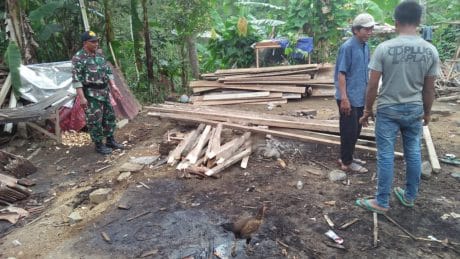 TMMD, Kapten Inf Muyanto Periksa Kebutuhan Papan