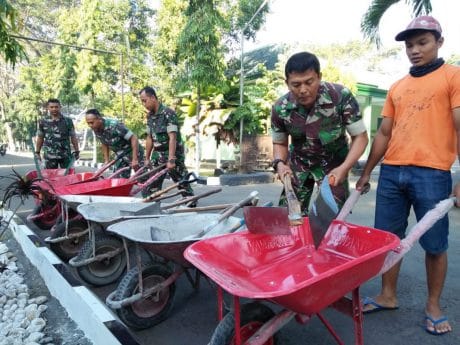 Sebelum Rabat Jalan, Satgas TMMD Siapkan Arco