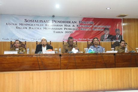 Buka Kegiatan Pendidikan Politik Dalam Menghadapi Pemilukada 2020, Ini kata Wabup