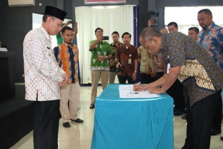 Forum Konsultasi Publik Ranperda RTRW Pelalawan di buka Wabup H.Zardewan